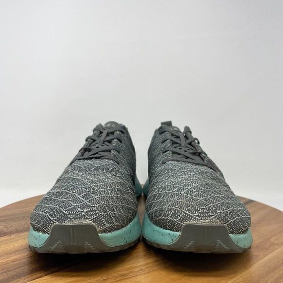 EUC NoBull Project Matryx Trail Runner Shoes Grey Teal Mens 12.5 Womens 14 - Picture 2 of 9